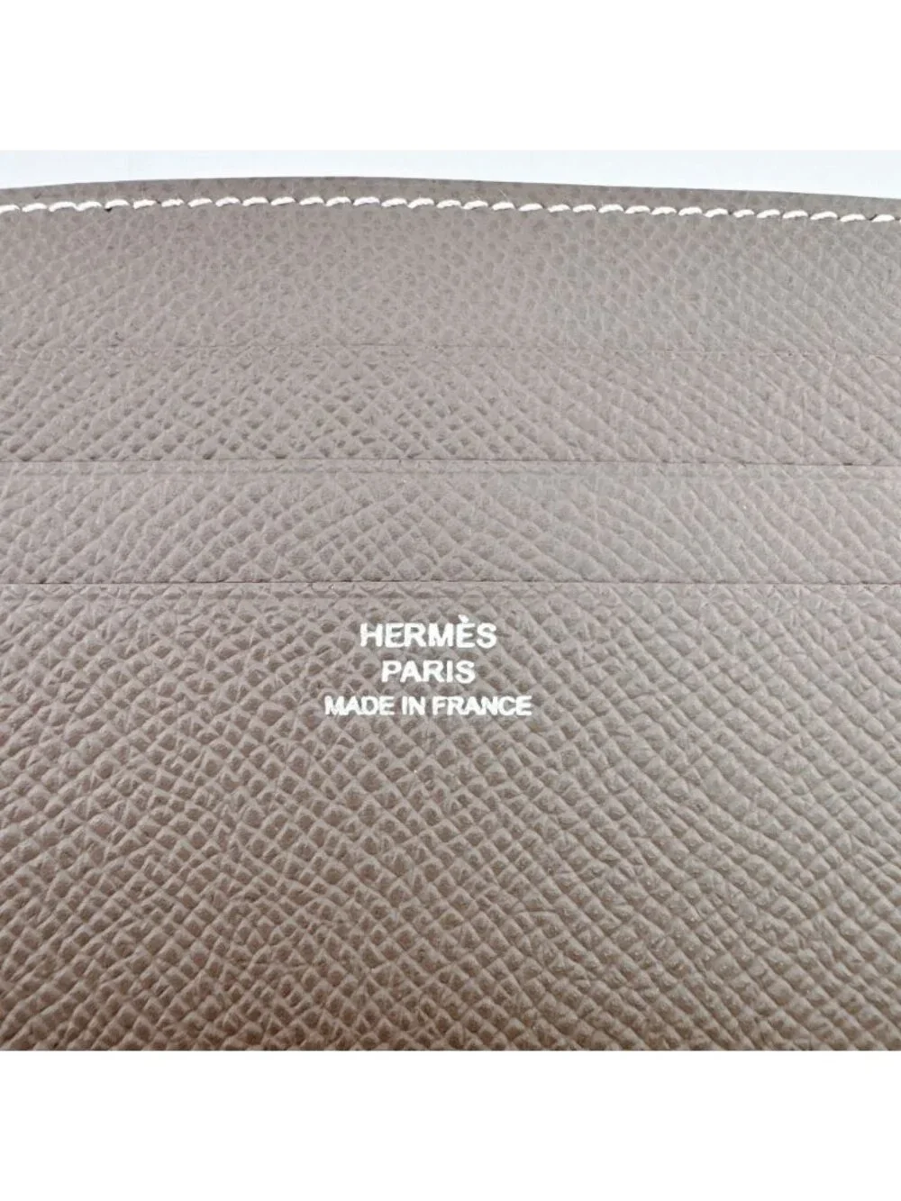 Hermes Etoupe Series Card Case